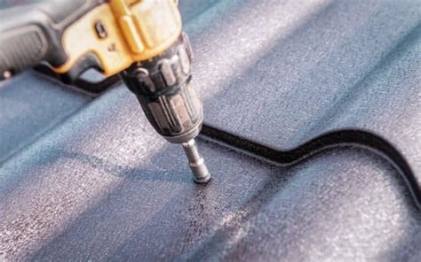 patching holes in metal roofing